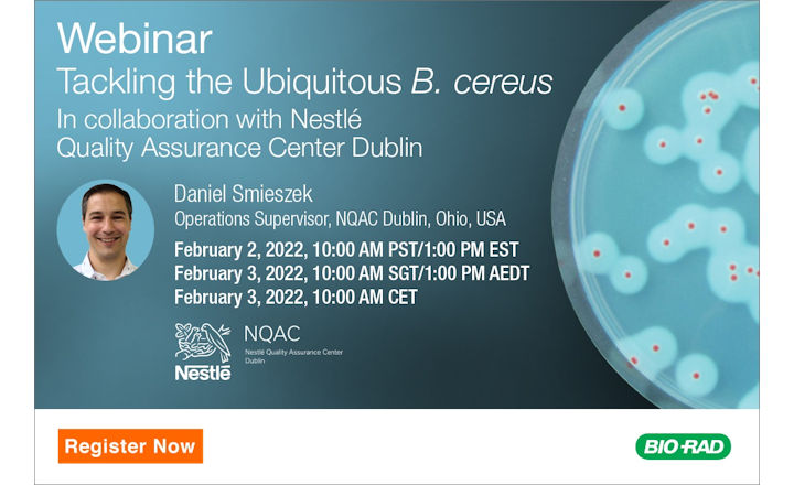 Webinar: Tackling the Ubiquitous <em>B. cereus</em>