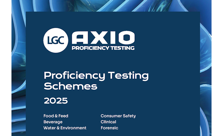 LGC AXIO Proficiency Testing | 2025 Catalogue