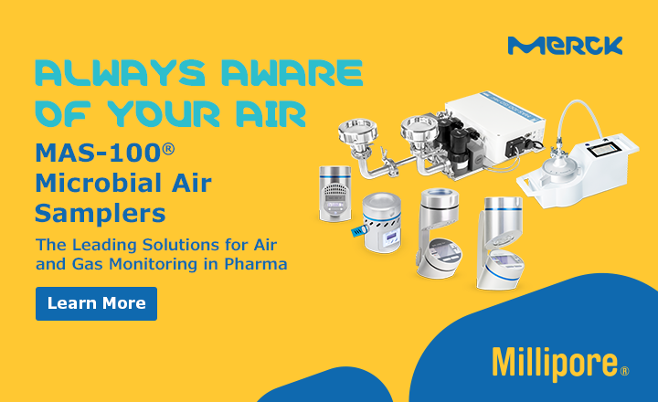 MAS-100 Microbial Air Samplers for Air and Gas Monitoring in Pharma
